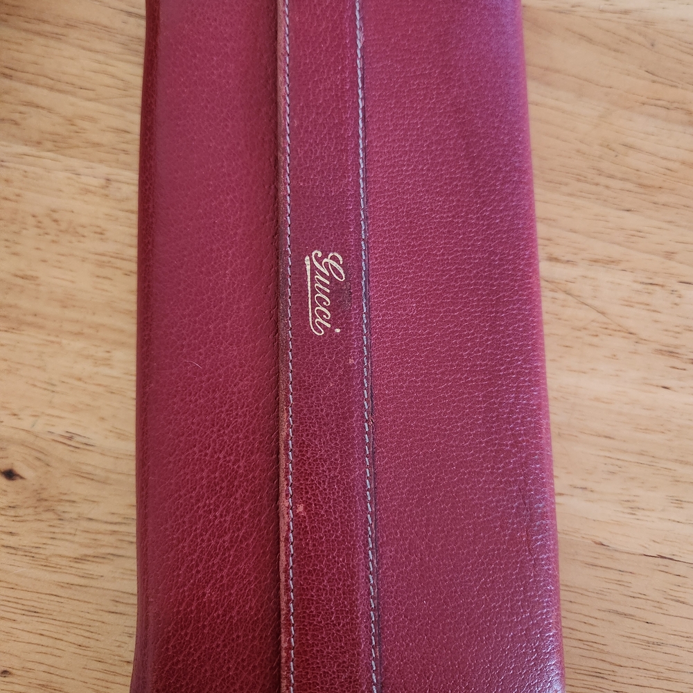 Gucci Vintage Red Wallet - Picture 2 of 16